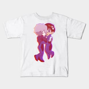 NGE! SHINJI X KAWORU ALWAYS HERE FOR YOU Kids T-Shirt